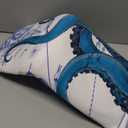 Blue Nautical Octopus Bathroom Rugs Mat Navy Ocean Kraken Mermaid Bath Rug Water Absorbent Non Slip Shower Mat Anchor Coastal Map Memory Foam Bath Mats for Bathroom Decor 3220In (4'3" x 6'9" (Rectangular))