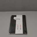 Daily Planner 2026-2027, 18-Month Weekly and Monthly Calendar Planner, January 2026 - June 2027, Planning Agenda Book with Laminated Tabs, Flexible Cover, 100GSM Thick Paper, A5 Size,Black