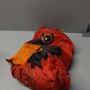 5 ft Christmas Inflatable Cardinal Outdoor Decoration Xmas Blow up Big Red Cardinal Bird Built in LED Lights for Christmas Party Outside Yard Garden Lawn Decorations Supplies