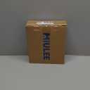 MIULEE Natural White Linen Curtains 84 Inch Long for Bedroom Living Room, Soft Thick Linen Textured Window Drapes Semi Sheer Light Filtering Rod Pocket Back Tab Neutral Farmhouse Cream Ivory 2 Panels