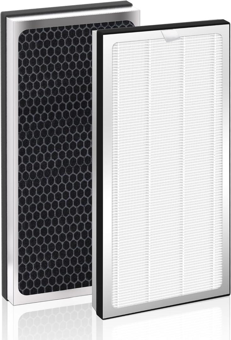 40 Replacement Filter Compatible with MA Air Purifier 40 series, 3-IN-1 True HEPA 13 Filtration 2PACK