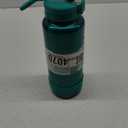 Manna Push Stainless Steel Bottle with Push-open Locking Lid and Sipping Spout - 40 Oz - Basil Powder Coat