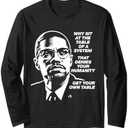 Why Sit At The Table of A System that Denies Your Humanity Long Sleeve T-Shirt (Textless Version), Small