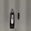 Ear and Nose Hair Trimmer Clipper - 2026 Professional Painless Eyebrow & Facial Hair Trimmer for Men Women,Battery-Operated Trimmer with IPX7 Waterproof,Dual Edge Blades for Easy Cleansing Black