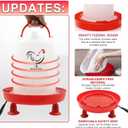 3L Heated Chicken Waterer for Winter Chicken Water Heater