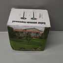 Upgraded Solar Ultrasonic Animal Repellent Outdoor, Deer Repellent Devices Squirrel Cat Raccoon Rabbit Dog Deterrent, Keep Skunk Away Motion Detection with Flash Light for Yard Garden Lawn 2PACKGreen