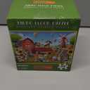 Jumbo Floor Puzzle for Kids,Farm Animals Jigsaw Large Puzzles,48 Piece Barn Puzzle for Toddler Ages 3-5,Children Learning Preschool Educational Toys (35.4x23.5)