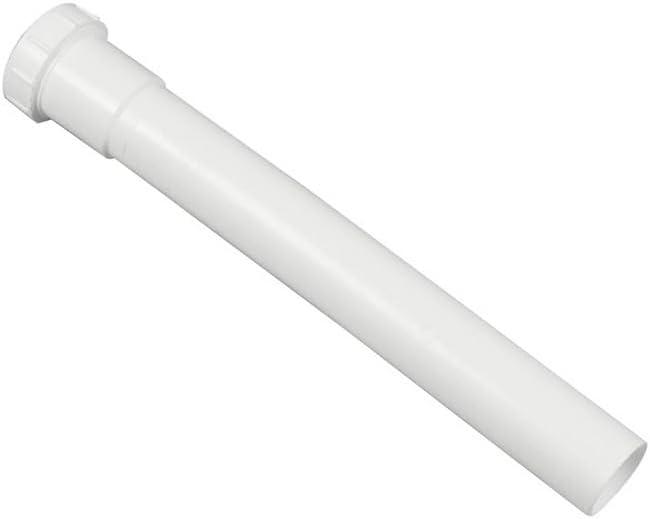 Danco 94031 1-1/2-by-12" Extension Tube, Slip-Joint, PVC, White
