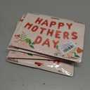 4 x Red Happy Mothers Day Balloons 16 Inch Mothers Day Balloons Red Rose Balloons for Mother's Days Party Decorations