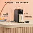Nespresso Vertuo Up Coffee & Espresso Maker by De'Longhi, Grey
Graphite color coffee machine with 3 second start, 47 oz. multi-position water tank, iced coffee mode and app customization.