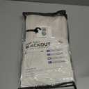 100% Blackout Shield Linen Blackout Curtains for Bedroom 96 Inches Long, Back Tab/Rod Pocket Living Room Drapes, Thermal Insulated Blackout Curtains 2 Panels Set, 50" W x 96" L,Cream