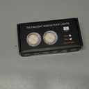 LED Puck Lights with Remote Control, Battery Operated Wireless Closet Lights, Under Cabinet Lighting Stick on Tap Push Light, Color Changing Under Counter Light for Kitchen, 2 Pack - Black