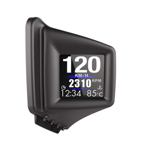 KAOLALI Car Head Up Display HUD OBD2 GPS Digital Speedometer Dual System Display Smart Gauge MPH Over Speed Alarm Odometer