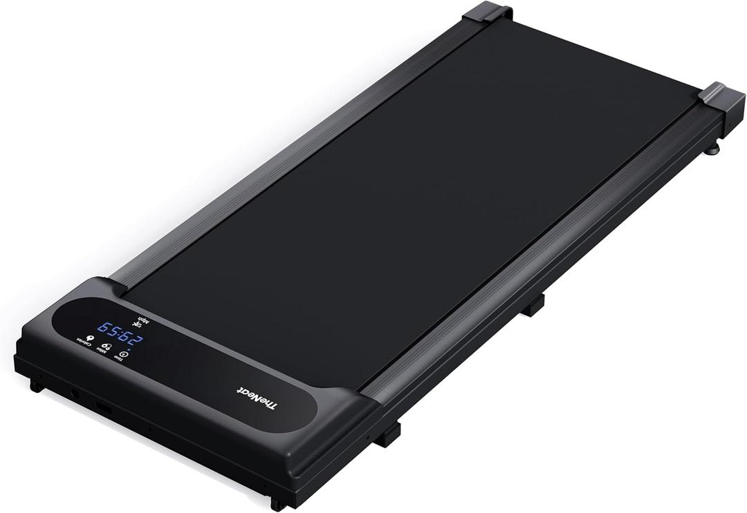TheNeat Walking Pad, Under Desk Treadmill, Treadmills for Home & Office, Walking Jogging Running Machine, NeatWalk (Dark Black)