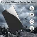 Silicone Starlink Gen 3 Cover, Protective Case for Starlink Gen 3 Standard/Residential Dish, Waterproof UV & Hail Resistant, Signal-Friendly Heat Dissipation, Easy Tool-Free Install(Black)