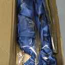 Yeaqee 24 Pack Metallic Paper Gift Bags with Handle and Tissue 9x7x3.1 Gold Foil Welcome Favor Bags Return Gifts for Wedding Fall 5 Senses Christmas Bridesmaid Birthday(Navy Blue, Gold)