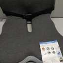 Seat Cushion, Office Chair Cushions for Tailbone Relief, Seat Cushions for Office Chair with L-Shaped Ergonomic Design & Adjustable Strap, Memory Foam Chair Cushion for Long Sitting Worker(Black Gray)