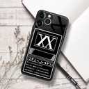 Black Hunter License Anime Manga Tempered Glass Case for iPhone 16e 17e