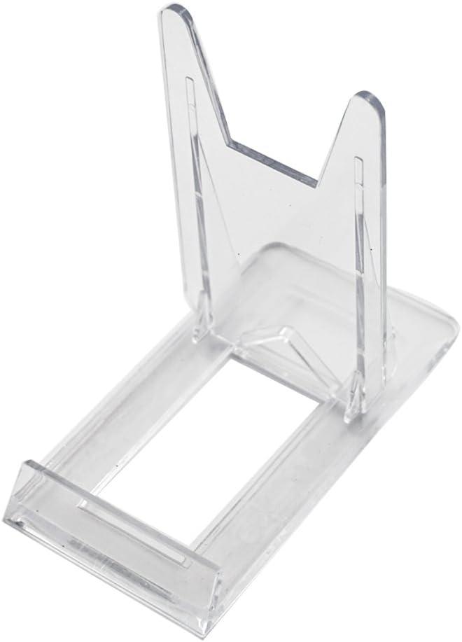 Artliving Two Part Adjustable Clear Acrylic Plastic Display Stand Easel (set of 6)