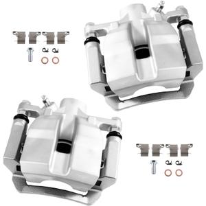 cciyu Rear Left & Right Disc Brake Calipers w/Bracket 19B6281 19B6280 2010-2012 For Lexus For RX350,2010-2011 For Lexus For RX450h,2011-2012 For Toyota For Sienna