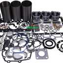 Solarhome STD Size D722 Overhaul Rebuild Kit For Kubota D722 Engine B7300HSD B7400HSD BX1800D BX1850D BX1860D ZD18 Zero Turn Mower Bobcat 320 Mini-Excavator