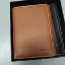 ALBA Classic Trifold Nappa Leather Wallet For Men II Handmade II Minimalist II RFID Protected (Tan), SMW1004TN