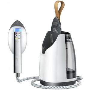 Sundu 1500W Steamer for Clothes, 2-in-1 Vertical & Flat Iron Clothes Steamer, 6 Professional Steam Modes, 800mL Tank, 30s Fast Heat-Up, Auto Shut-Off (10min), Portable Handle, Standing Design, White