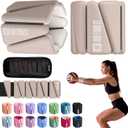 SPORTBIT Wrist and Ankle Weights for Women - Set of 2 (1lb Each) Wearable Ankle & Wrist Weights - Leg & Arm Bands, Silicone Weighted Bracelets for Workout, Walking, Running, Yoga, Pilates