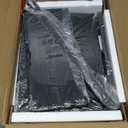 Furnulem 5-Tier Corner Shelf, Narrow Bookshelf with 2 Storage Drawers, 65.16" Tall Bookcase, Standing Shelf Organizer Unit for Living Room, Bedroom, Metal Frame, Wood Display Shelf(Black Oak)