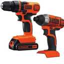 Black & Decker 20V MAX Drill/Driver Impact Combo Kit (Pack of 2)