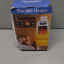 370W Space Heater, Wall Outlet Electric Space Heater as Seen on TV with Timer, Led Display, Adjustable Thermostat, Compact for Office Dorm Room