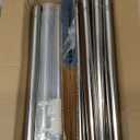 7FT Flag Pole Kit,Stainless Steel Heavy Duty American US Flagpole, Rustproof for Outdoor Garden Roof Walls Yard (Without Bracket) (Silver)