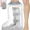 Waterproof Extra Wide Cast Covers for Shower Leg with Upgraded Non-Slip Bottom, Extra Large Cast Protector for Shower Foot Ankle, Watertight Leg Cast Cover for Plus Size Adults Surgery Casts Boots
