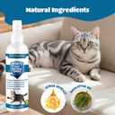 3 x Cat Deterrent Spray - Indoor & Outdoor Cat Repellent, Stops Cats from Scratching Furniture, Carpets, Sofas, Curtains and Urine Marking - Effective Anti-Scratch Training Aid (Blue)