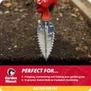 Garden Weasel 3-Piece Hand Tool Combo Set | Trowel, Transplanter and Cultivator | Heavy Duty Lawn and Garden Set, Digging, Planting, and Weeding | 91370-Q | Gift for Mom, Idea