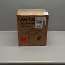 Aeitto Ice Makers Countertop, 9 Ice Cubes Release in 6 Mins, 26Lbs/24H, 2 Sizes of Bullet Ice Machine,Self-Cleaning Portable Ice Maker with Ice Scoop and Basket for Home Kitchen Office RV Bar, Black