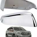 Passenger Side Mirror Cover Replacement for Chevrolet Equinox 2018 2019 2020 2021 2022 2023, for GMC Terrain 2018-2023 - Right Side Mirror Covers, Rear View Mirrors Cap Accessories Chrome