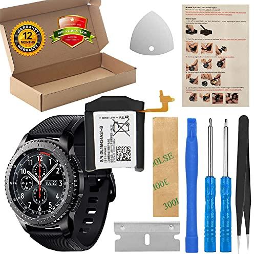 ASDAWN Battery Replacement for Samsung Galaxy Gear S3 Frontier SM-R760/ Gear S3 Classic SM-R770 EB-BR760ABE GH43-04699A BR760 R765 with Repair Tool Parts + Installation Instruction