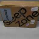 SLEEP ZONE King Size Cooling Mattress Topper, Premium Zoned Cool Mattress Pad Cover, Padded Mattress Protector Breathable Washable, Deep Pocket 8-21" (Beige, King)