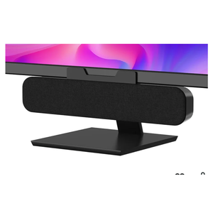 Computer Speakers for Desktop Pc, Monitor Speakers for Laptop,Pc Speakers with Loud Sound,Volume Control Easily Clamps to Monitors(USB-C to USB Adapter Included) (Black)