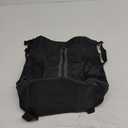 Black Drawstring Gym Bag for Men, Waterproof Drawstring Backpack for Women, Swim Bag with Shoes Compartment, Pull String Sport Bag for Soccer and Basketball.
