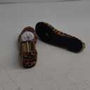 Amazon Essentials Women's Belice Slip On Ballet Flat (9, Light Brown Leopard)