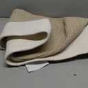 Large Blanket Basket for Organizing,65L Closet Organizers and Storage Bins Box for Shelves Woven Rope Storage Baskets,Living Room,Bedroom,Dorm,Laundry room (White&Brown)