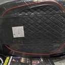 JOJOBAY Car Seat Covers for Dodge Ram 2 Pcs Front,Fit Ram 2009-2025 1500/2500/3500 Pick-up Truck,Crew,Regular,Quad,Mega Cab,Waterproof Leather Seat Covers Protectors2 PCS Front,Black/Red