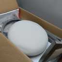 Ball & Cast Upholstered Swivel Counter Stools Kitchen Bar Stools 24" Seat Height Wooden Stool Chair, Cream White Set of 1