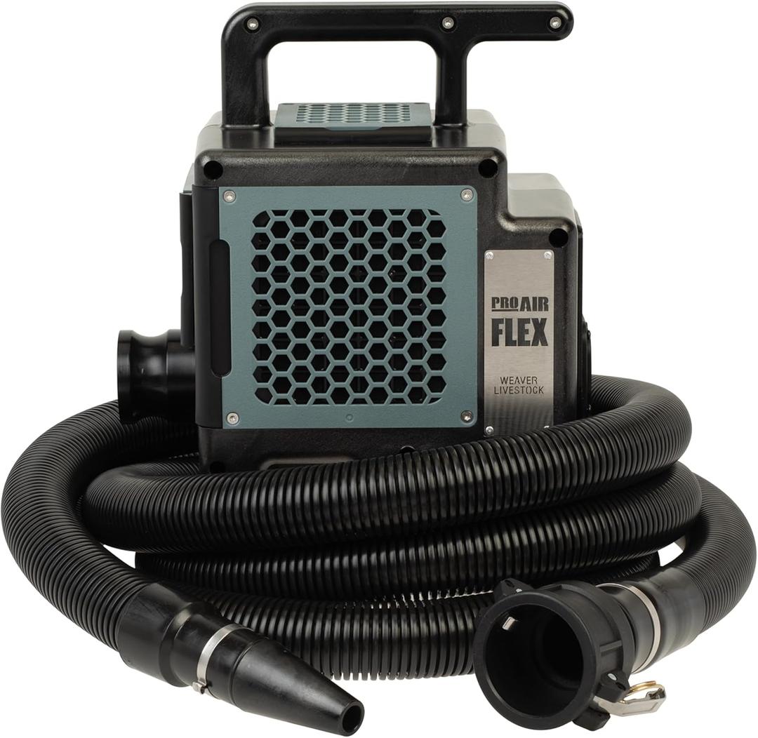 Weaver Livestock ProAir Livestock Blower, Robust Double Dryer System, Lightweight Compact Cooling Electric Blowers for Cows, Sheep, Goats and More