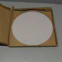 PATIKIL 10.5" Diameter Lampshade Diffuser, 2mm Thick Round Diffuser Sheet for Drum Lampshades, Pendants Light, DIY Light Shield, Frosted White