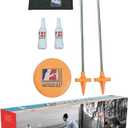 Beersbee Polish Horseshoes Flying Disc Target Bottle Drop Adult Lawn Game- Camping, Backyard, Beach, Tailgating, Party Games, Bottle Battle Bash