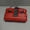 Lenoya 18V Rapid Charger Replacement for Milwaukee M18 Battery Charger Station 2Ports 48-59-1802 48-59-1812 Compatible with M-18 48-11-1850 48-11-1840 48-11-30 48-11-20