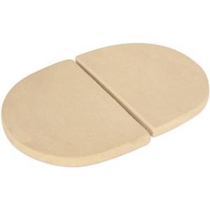 Primo 325 Ceramic Heat Reflector Plates for Primo Oval Junior Grill, 2 per Box